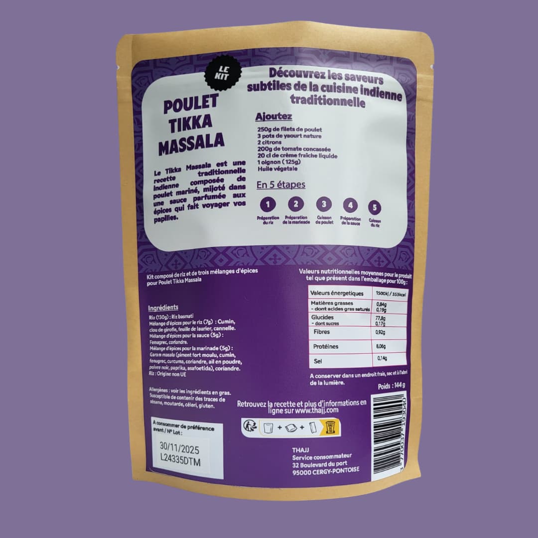 Poulet Tikka Massala